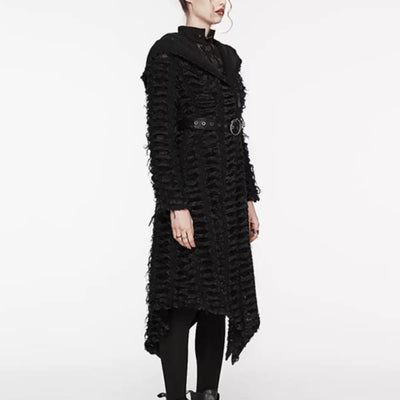 Abrigo Punk Gothic Desgastado de Industria Pesada - Image 10