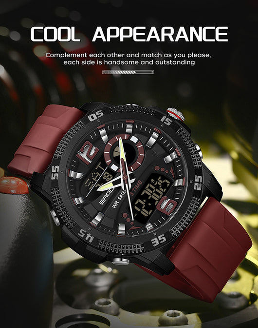 Reloj Deportivo Electrónico SANDA con Alarma y Luz Nocturna para Hombre - Image 19