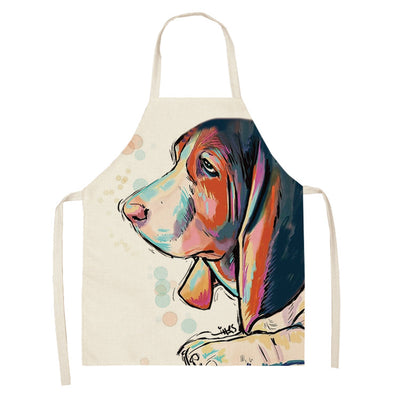Delantal Dacron Estampado Serie Animales Perro - Image 17