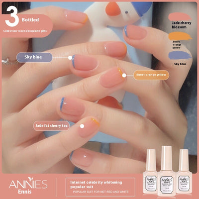 Set de Esmalte de Gel Nude Hielo Tricolor 2024 - Colección Jelly - Image 6