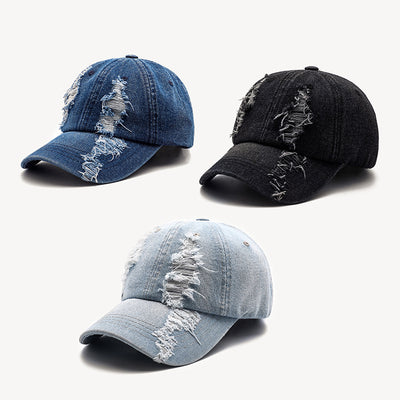 Gorra de Béisbol Estilo Vaquero Desgastado para Hombre