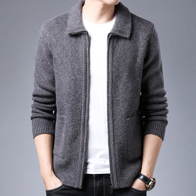 Chaqueta Casual de Alpaca con Cierre y Solapa - Tejido Polar Premium - Image 8