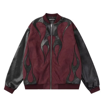 Chaqueta de Cuero PU con Detalles en Contraste y Herrajes Metálicos - Image 7
