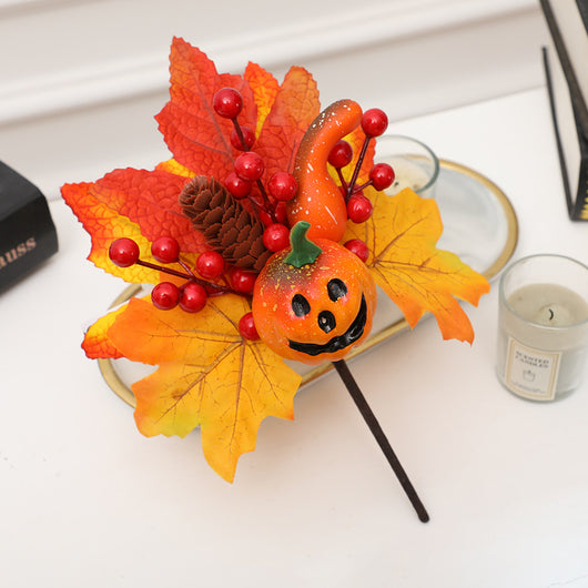 Adorno de Piña, Hojas y Calabaza para Halloween - Image 14