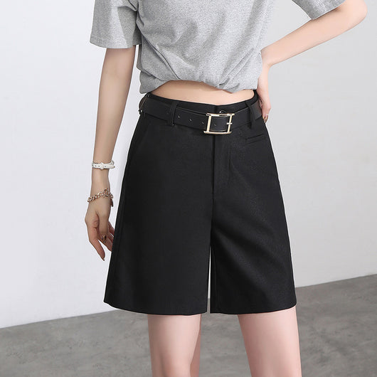 Shorts de Talle Alto Delgados Talla Grande para Mujer - Image 13