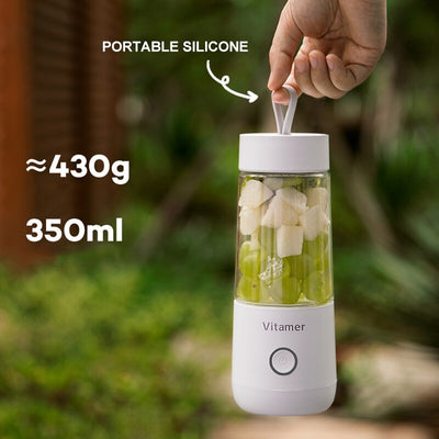 Licuadora Portátil 350ml USB Recargable - Batidora Eléctrica para Smoothies y Jugos - Image 4