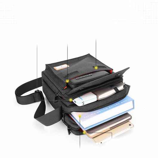 Bolsa Mensajera Casual para Hombre con Compartimentos de Almacenamiento - Image 10