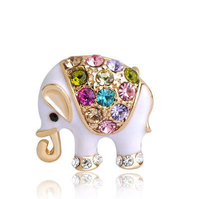 Broche Elefante con Cristales de Colores - Image 9