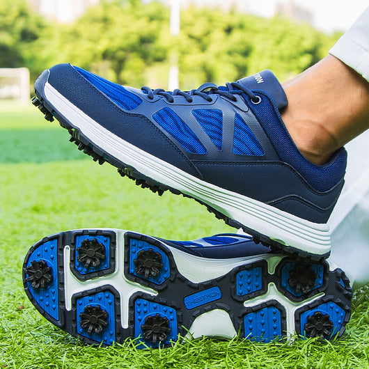 Zapatos de Golf Impermeables Talla Grande para Hombre con Tacos de Metal - Image 5