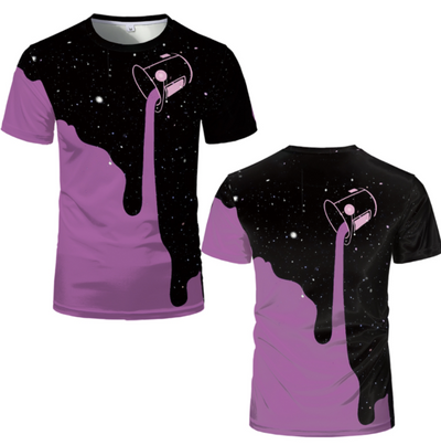 Camiseta Estampada Pour Drink Art 3D - Image 3