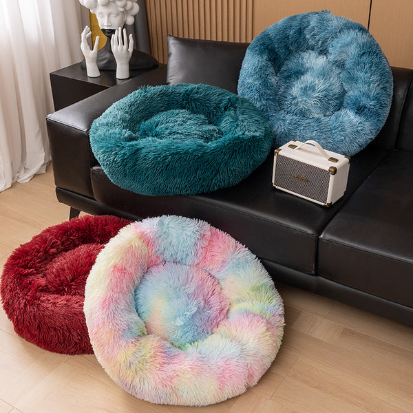 Cama Térmica Arcoíris para Perros Pequeños - Caseta Cálida Miniatura Pinscher