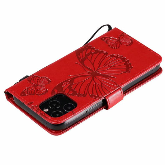Funda de Cuero para Teléfono con Mariposa Prensada - Image 79