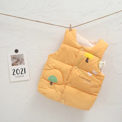 Chaleco Acolchado de Algodón para Niños - Mayoreo Ropa Infantil Unisex