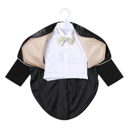 Conjunto de Esmoquin Infantil Británico para Presentador de Piano y Eventos - Image 10