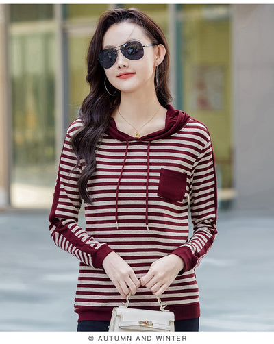 Blusa Larga Coreana Holgada para Tallas Grandes - Manga Larga Versátil - Image 21