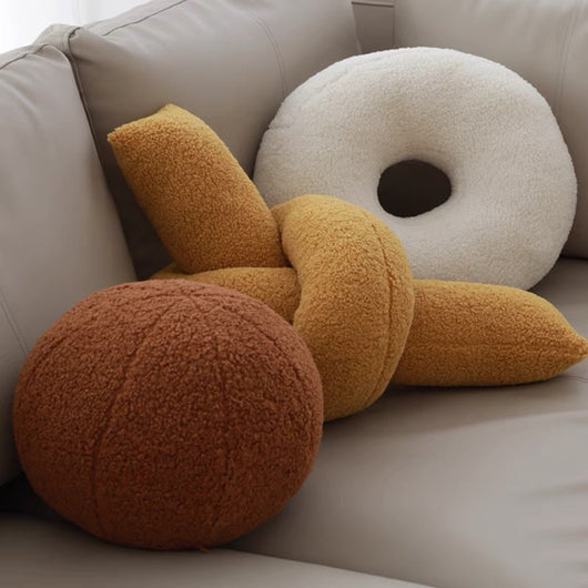 Cojín Decorativo para Sofá Cama - Diseño Abstracto con Líneas Modernas