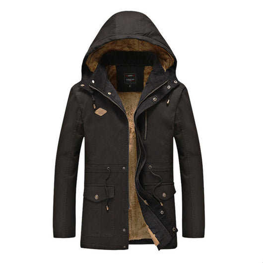 Chaqueta de Algodón Grueso para Hombre - Abrigo Cálido y Resistente - Image 3