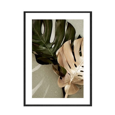 Póster Decorativo Hojas Verdes y Doradas para Sala de Estar - Image 16
