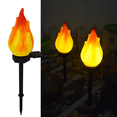 Lámpara Solar con Efecto Fuego para Jardín y Patio - Image 5
