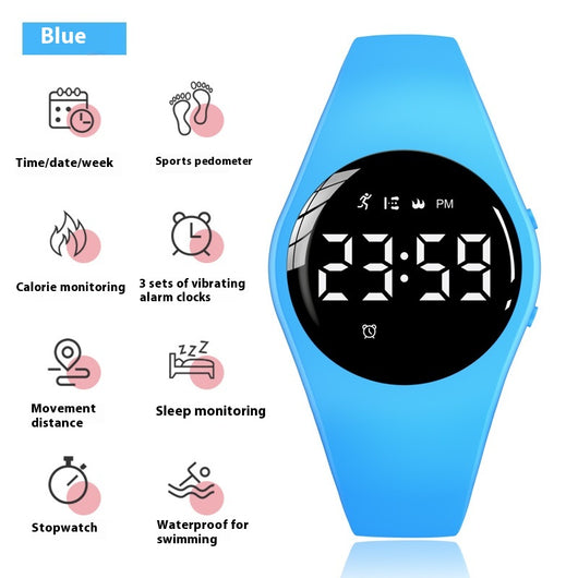 Reloj Deportivo Despertador Vibración Impermeable para Estudiantes - Image 7