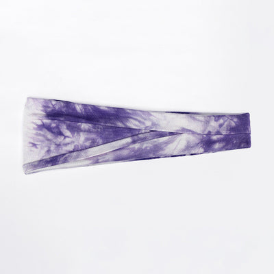 Cinta Deportiva Turbante Tie-Dye de Lado Ancho - Image 31