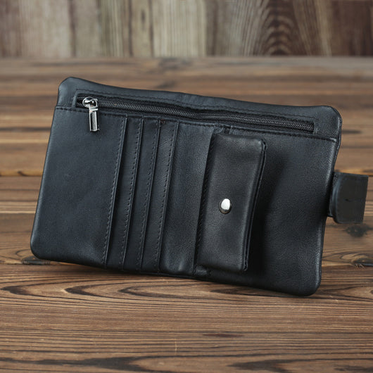 Cartera de Cuero Genuino para Mujer con Múltiples Compartimentos - Image 46