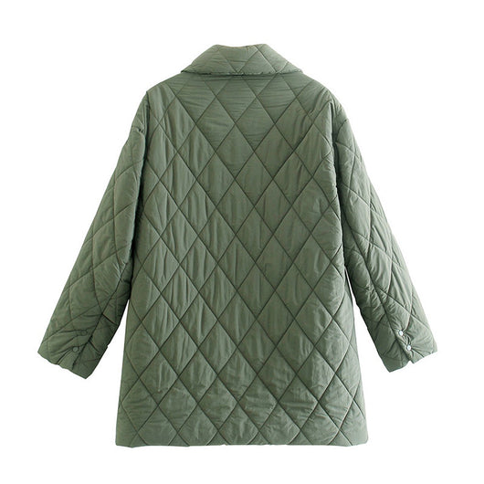 Abrigo Reversible Cálido para Invierno con Bolsillos y Solapa - Image 11