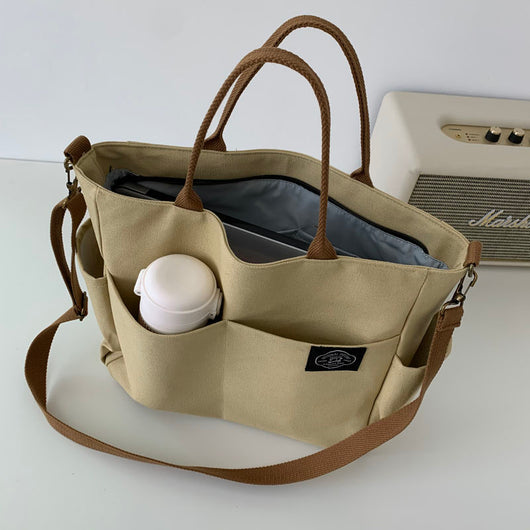 Bolso Mensajero Literario de Gran Capacidad con Bandolera para Hombre y Mujer - Image 12