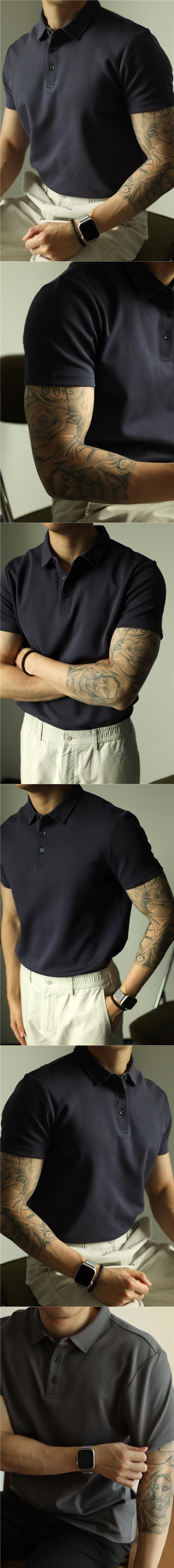 Polo Ejecutivo Primavera Verano Hombre Manga Corta - Image 13