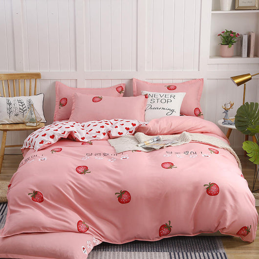 Juego de Cama Algodón Satinado de Cuatro Piezas con Funda Acolchada Reforzada - Image 20