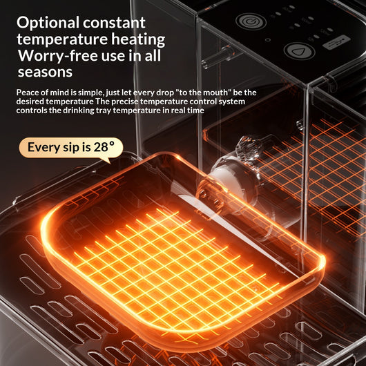Fuente de Agua para Mascotas con Control Termostático y Flujo Automático Inclinado - Image 3