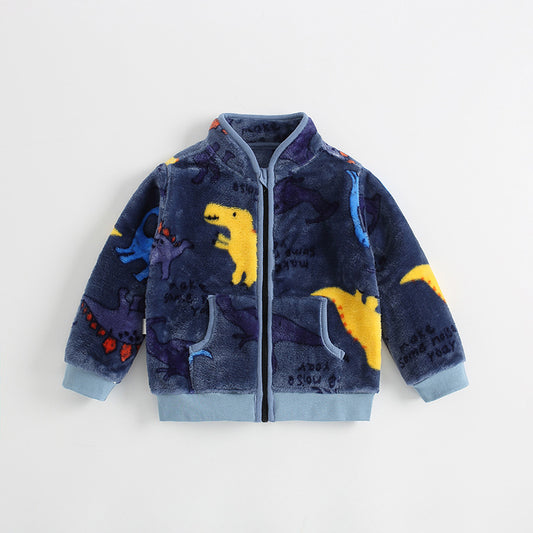 Abrigo Estilo Vaquero Franela para Niños