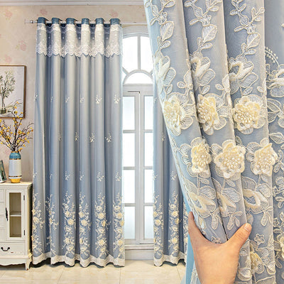 Juego de Cortinas Dobles Abiertas para Dormitorio - Acabado Elegante para Bodas y Hogar - Image 3