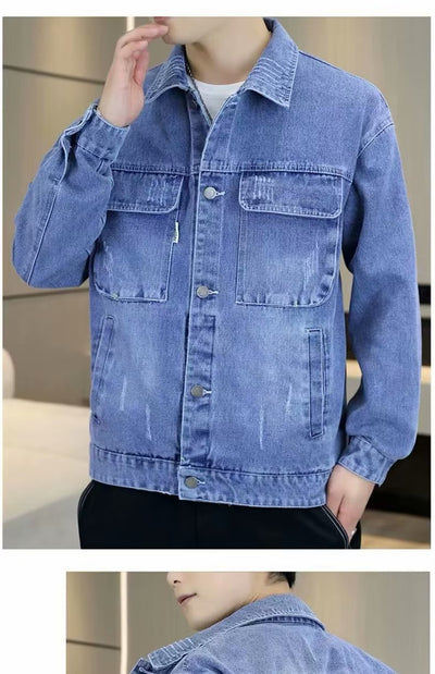Chaqueta Vaquera Hombre Relajada y Moderna - Image 13