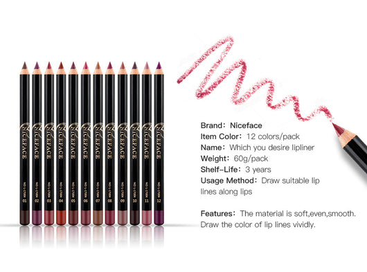 Lápiz Labial Mate Nude NICEFACE - Precisión y Larga Duración - Image 16
