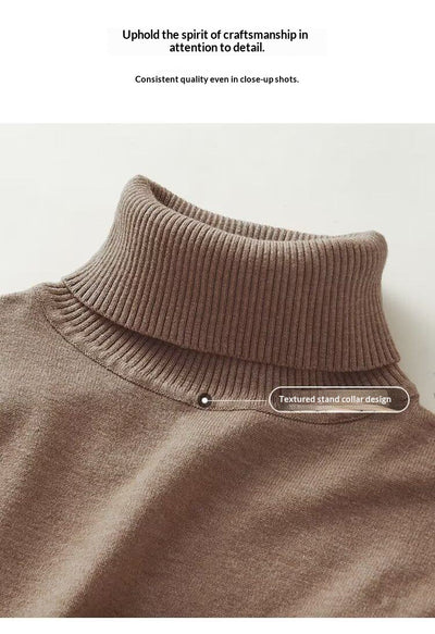 Suéter Cuello Alto Ajustado para Hombre - Image 17