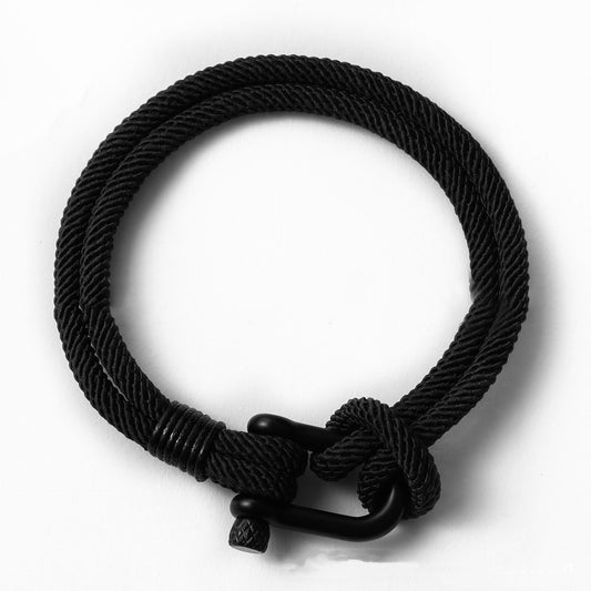 Pulsera Tejida para Hombre con Hebilla Herradura y Estilo Personalizado - Image 2