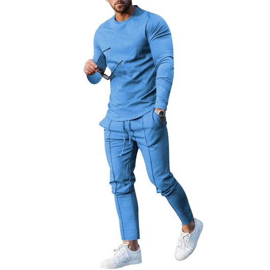 Conjunto Casual Hombre: Playera Manga Larga y Pantalón Liso - Image 15