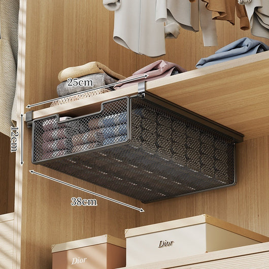 Organizador Colgante de Hierro Forjado con Cajones - Estantería Multicapa para Ropa - Image 7