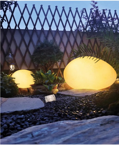 Luz Solar de Piedra Decorativa Impermeable para Exterior - Image 10