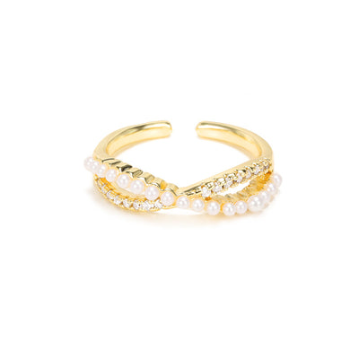 Anillo de Dedo Índice Perla Temperamento para Mujer - Image 5