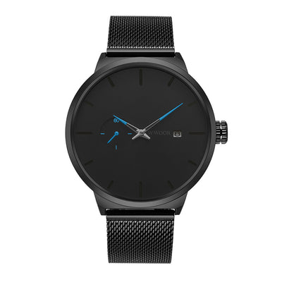 Reloj de Pulsera Casual para Hombre con Correa de Malla y Hebilla de Gancho - Image 11