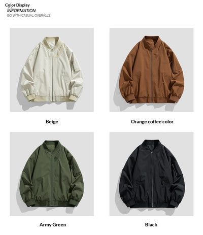 Chaqueta de Trabajo Retro Estilo Americano para Hombre - Image 12
