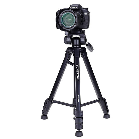 Trípode Profesional Yunteng 668 Compatible con iPhone y Cámaras DSLR