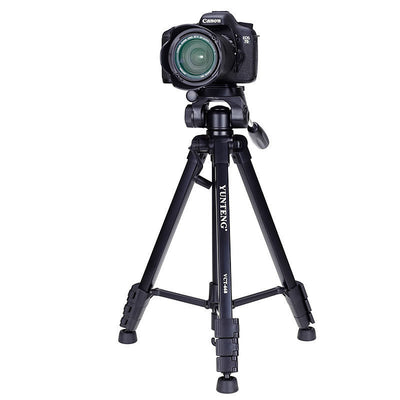 Trípode Profesional Yunteng 668 Compatible con iPhone y Cámaras DSLR