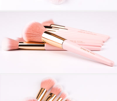 Set de 12 Brochas de Maquillaje con Mango Puntiagudo - Image 5