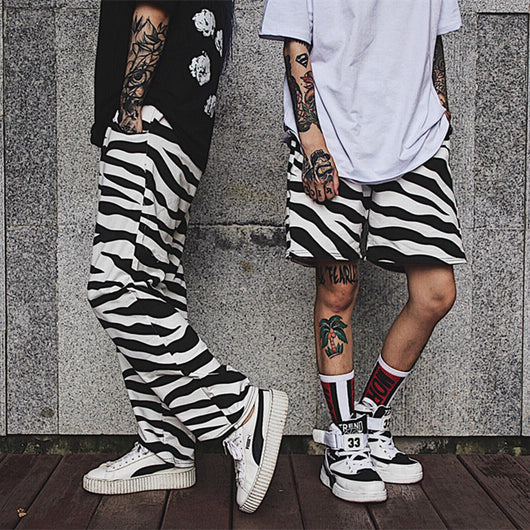 Shorts Hip-Hop Vintage Cebra - Image 3