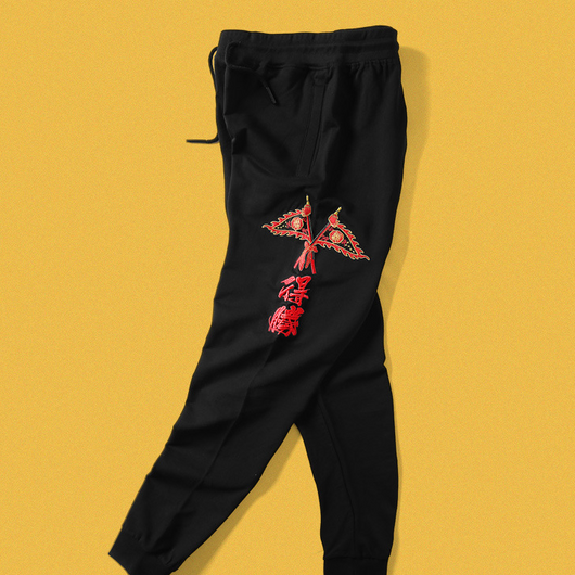 Pantalones Casuales con Bordados Artesanales - Image 6