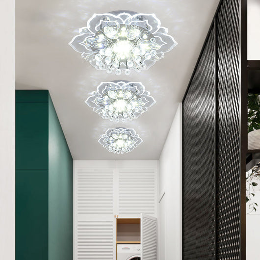 Lámpara de Cristal Minimalista para Pasillos y Salas Modernas - Image 4