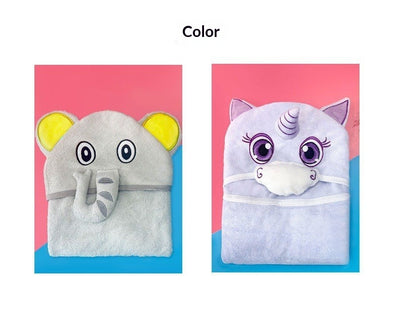 Poncho Toalla de Baño Infantil Todo en Uno con Capucha en Fibra de Bambú Clase A - Image 17